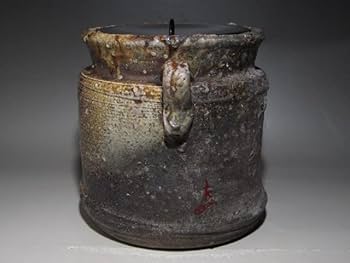 古備前水指「長良」裏千家六代 六閑斎花押の時代の名品！7126 古備前水指「長良」裏千家六代 六閑斎花押の時代の名品！7126